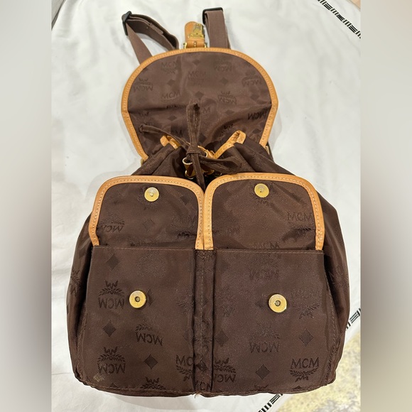 Authentic MCM Visetos Nylon Backpack - Picture 4 of 11